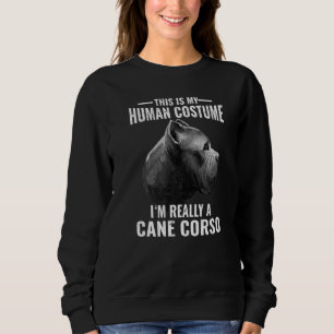 Sweatshirt C’est mon costume humain Je suis vraiment un corso