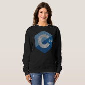 Sweatshirt C++ Programmation Langage Développeurs de logiciel (Devant entier)