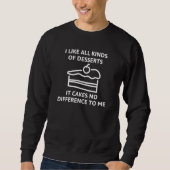 Sweatshirt Ça Ne Fait Aucune Différence Pour Moi (Devant)