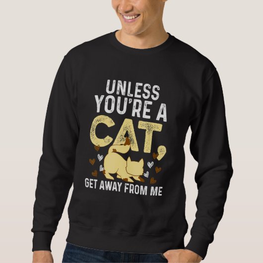 Sweatshirt Ca Sarcastic Chat Tee Introver Chat Tee (Devant)