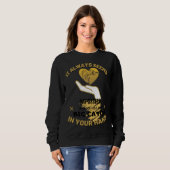 Sweatshirt Ça Semble Toujours Impossible Tant Que Vous N'Avez (Devant entier)