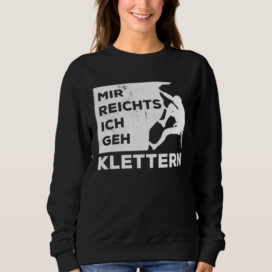 Sweatshirt Ça suffit Je vais grimper Escalade Bloc grimpeur B (Devant)