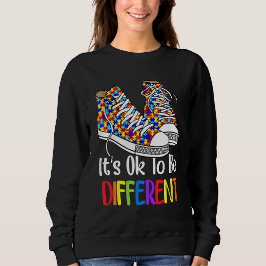 Sweatshirt Ça va d'être différent Sensibilisation sur l'autis (Devant)