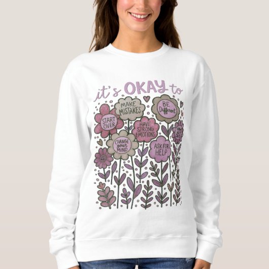 Sweatshirt Ça va pour Boho Floral (Devant)