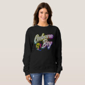 Sweatshirt Cabana Boy Pool Guy Palm (Devant entier)