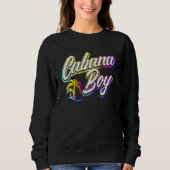 Sweatshirt Cabana Boy Pool Guy Palm (Devant)