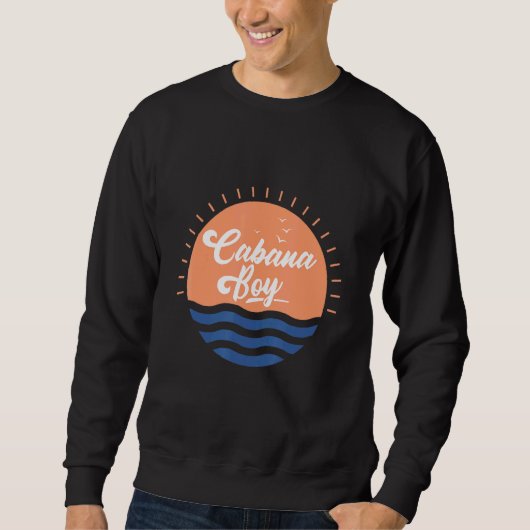 Sweatshirt Cabana Boy Pool Party Bartender (Devant)