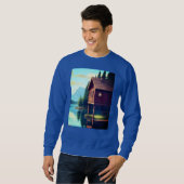Sweatshirt Cabine de vacances sur le lac (Devant entier)