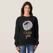 Sweatshirt Cabine fille Journal Cabine passionné Camping Love (Devant entier)