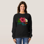 Sweatshirt Cabo San Lucas Vacation Mexico Tropical Hibiscus F (Devant entier)