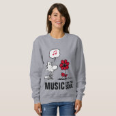 Sweatshirt cacahuètes | Bois qui sent les fleurs (Devant entier)