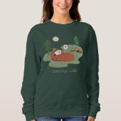 Sweatshirt cacahuètes | Campeurs de couchage Snoopy & Woodsto (Devant)