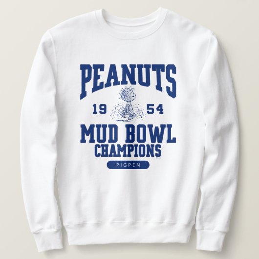Sweatshirt cacahuètes | Champions du Bowl Pigpen Mud 1954 (Design devant)