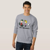 Sweatshirt cacahuètes | Charlie Brown, Sally & Snoopy (Devant entier)