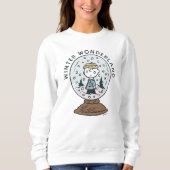 Sweatshirt cacahuètes | Charlie Brown Snow Globe (Devant)