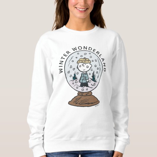 Sweatshirt cacahuètes | Charlie Brown Snow Globe (Devant)