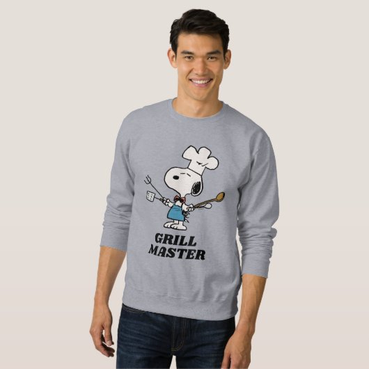 Sweatshirt cacahuètes | Chef Snoopy (Devant entier)
