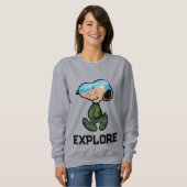 Sweatshirt cacahuètes | Grande neige extérieure (Devant entier)