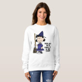 Sweatshirt cacahuètes | Halloween Lucy Witch (Devant entier)