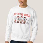 Sweatshirt cacahuètes | Joyeuse Chorale de Noël (Devant)