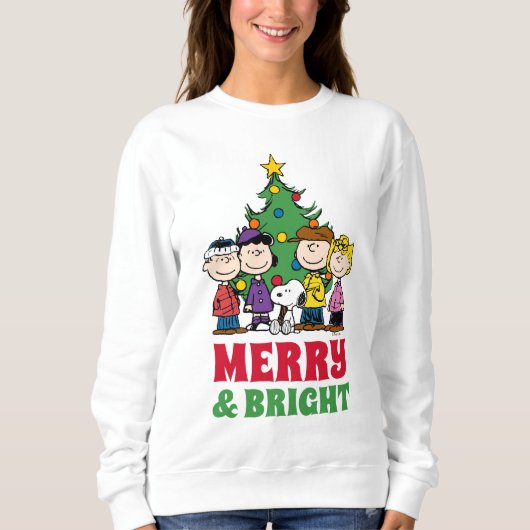 Sweatshirt cacahuètes | La Bande autour de l'arbre de Noël (Devant)