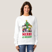 Sweatshirt cacahuètes | La Bande autour de l'arbre de Noël (Devant entier)