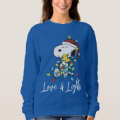 Sweatshirt cacahuètes | L'amour et les lumières de Noël (Devant)