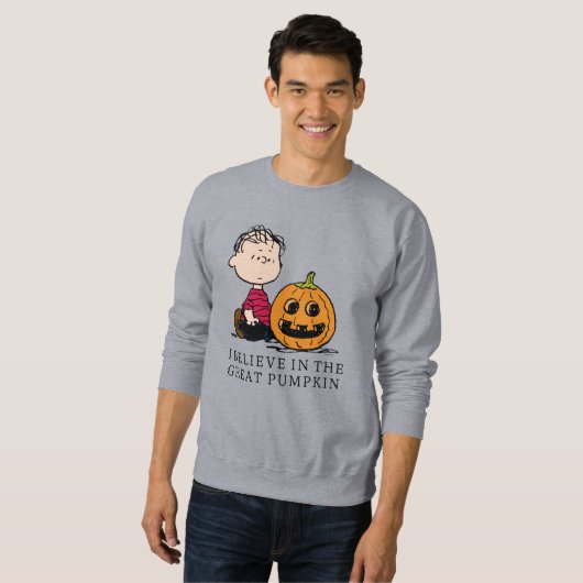 Sweatshirt cacahuètes | Lanterne Linus & Jack O' (Devant entier)