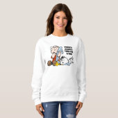 Sweatshirt cacahuètes | Lin, Snoopy & Woodstock Napping (Devant entier)