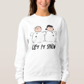 Sweatshirt cacahuètes | Linus & Lucy Snowmen (Devant)