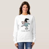 Sweatshirt cacahuètes | Lucy Sur La Glace (Devant entier)