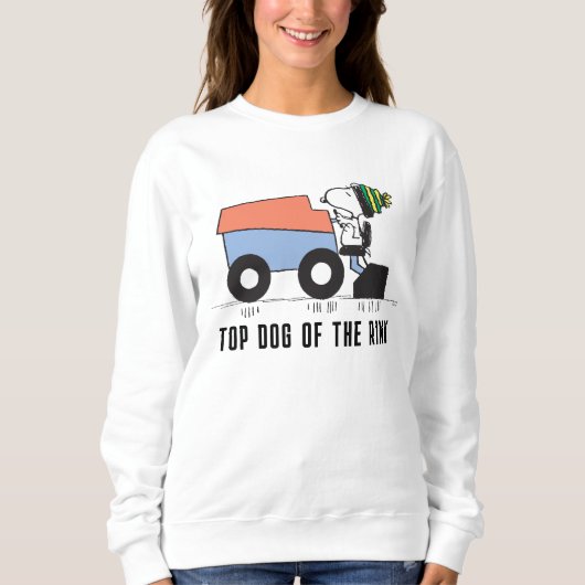 Sweatshirt cacahuètes | Machine à refaire la glace Snoopy (Devant)
