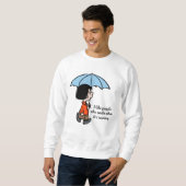 Sweatshirt cacahuètes | Marcie sous le parapluie (Devant entier)
