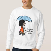 Sweatshirt cacahuètes | Marcie sous le parapluie (Devant)