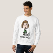 Sweatshirt cacahuètes | Peppermenthe Patty assis (Devant entier)