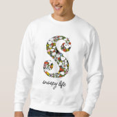 Sweatshirt cacahuètes | S est pour Snoopy (Devant)
