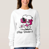 Sweatshirt cacahuètes | Saint Valentin | Snoopy Avec Valentin (Devant)