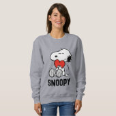 Sweatshirt cacahuètes | Saint Valentin | Snoopy Heart Hug (Devant entier)