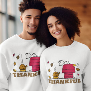 Sweatshirt cacahuètes Snoopy Be Thankful