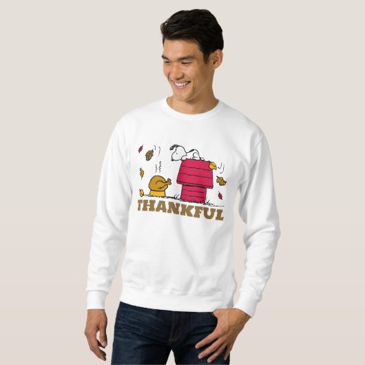 Sweatshirt cacahuètes | Snoopy Be Thankful (Devant entier)