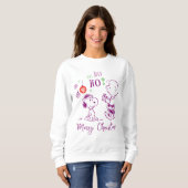 Sweatshirt cacahuètes | Snoopy & Charlie Brown Ho Ho Ho (Devant entier)
