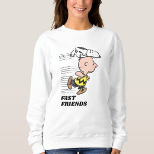 Sweatshirt cacahuètes   Snoopy & Charlie Brown Run