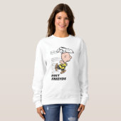 Sweatshirt cacahuètes | Snoopy & Charlie Brown Run (Devant entier)