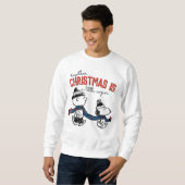 Sweatshirt cacahuètes | Snoopy & Charlie Brown Winter Scarf (Devant entier)