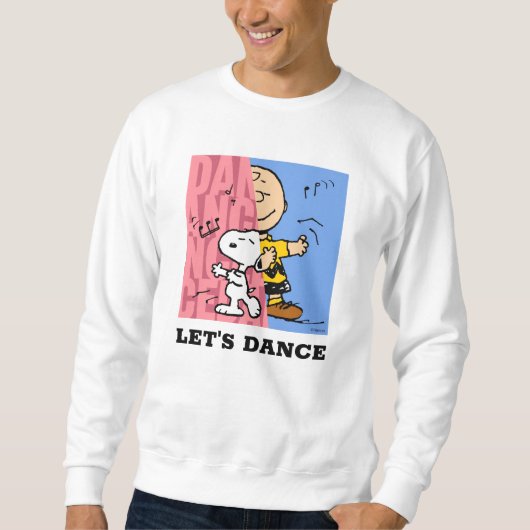 Sweatshirt cacahuètes | Snoopy & Charlie Danse Brown mi-mi-mi (Devant)