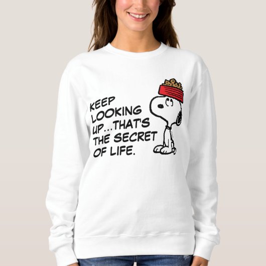 Sweatshirt cacahuètes | Snoopy Équilibrer Son Chien Disque (Devant)