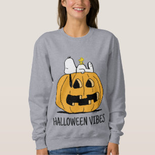 Sweatshirt cacahuètes   Snoopy et Woodstock Jack-O-Lantern