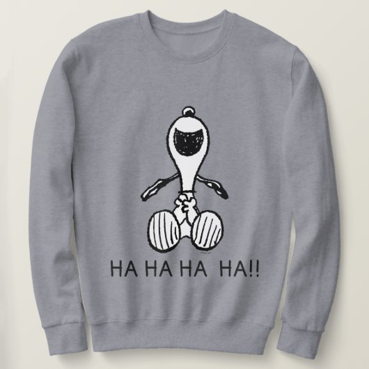 Sweatshirt cacahuètes | Snoopy Laughs (Design devant)