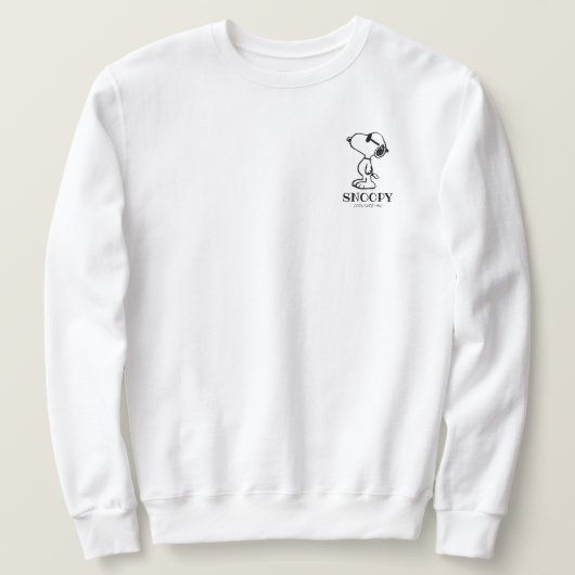 Sweatshirt cacahuètes | Snoopy Lunettes de soleil Ponder (Design devant)