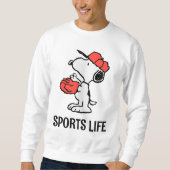 Sweatshirt cacahuètes | Snoopy Making the Catch (Devant)